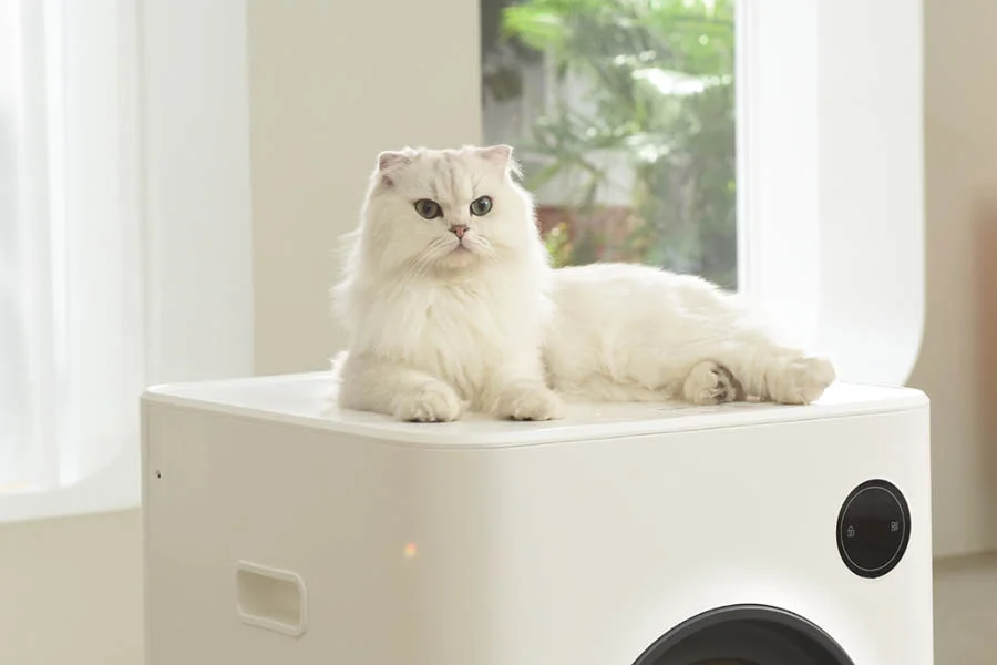 automatic cat litter box for multiple cats